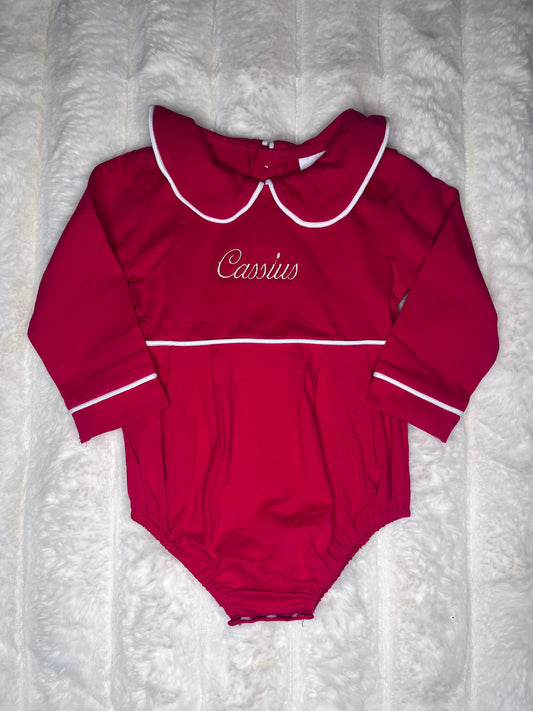 Boys Christmas Romper