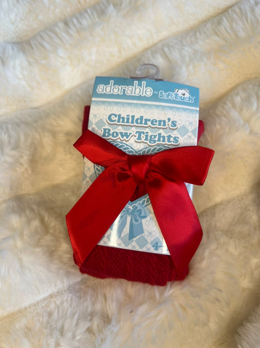 Red Bow Children’s Tights 🎀