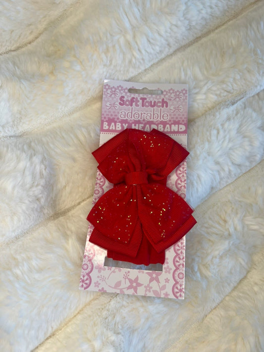 Red Bow Headband 🎀