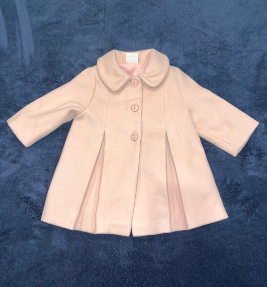 Blush Pink Collared Coat