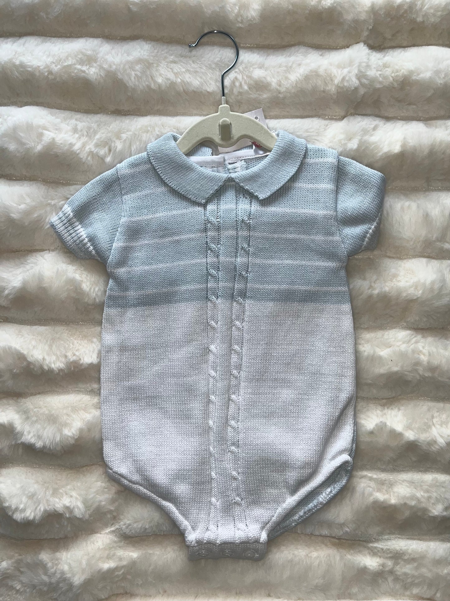 Boys Knitted Romper - 18-24 Months