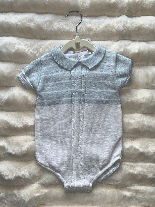 Boys Knitted Romper - 18-24 Months