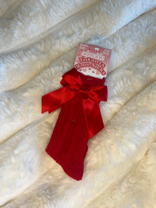 Red Bow Socks 🎀