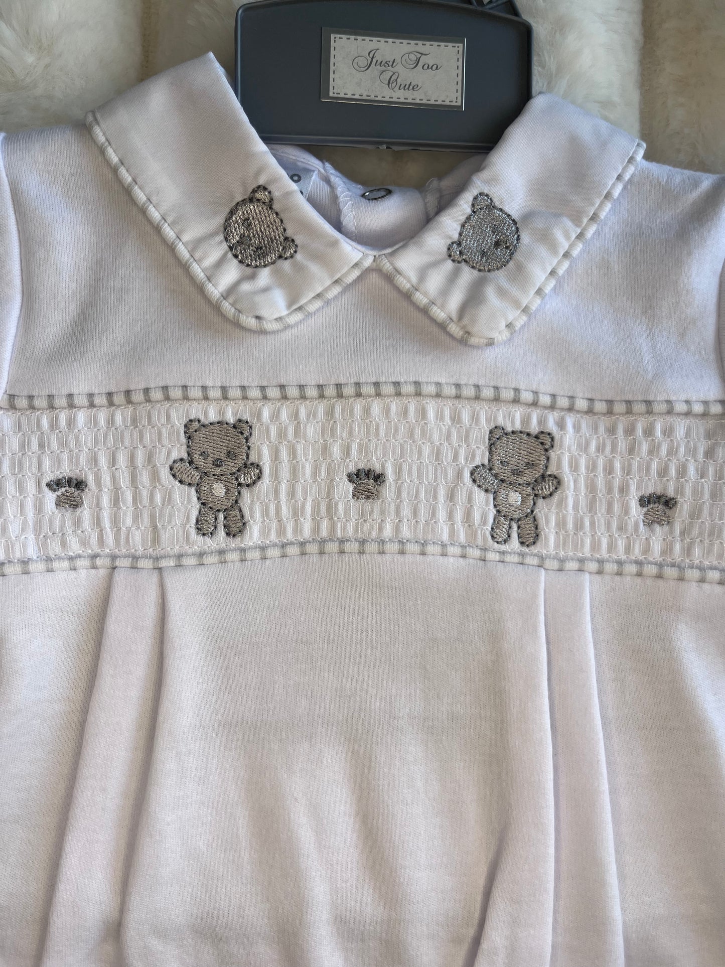 Boys Teddy Bear Sleepsuit