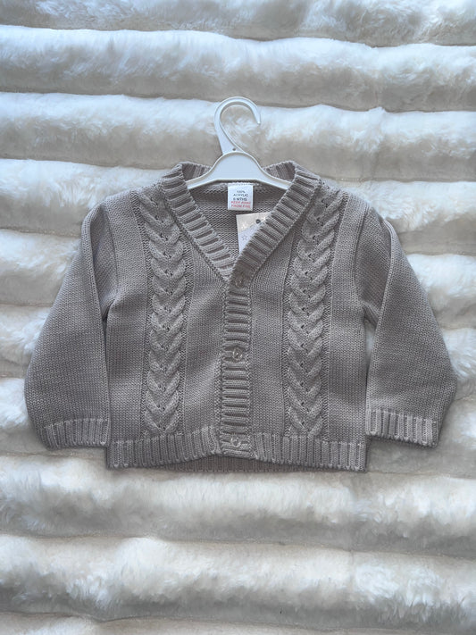Boys Beige Cardigan