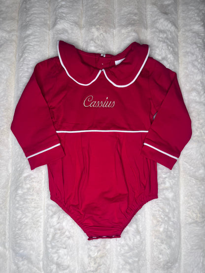 Boys Christmas Romper