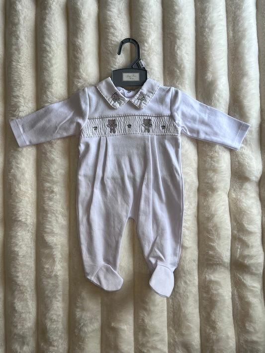 Boys Teddy Bear Sleepsuit