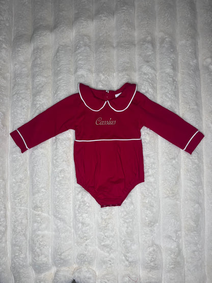 Boys Christmas Romper